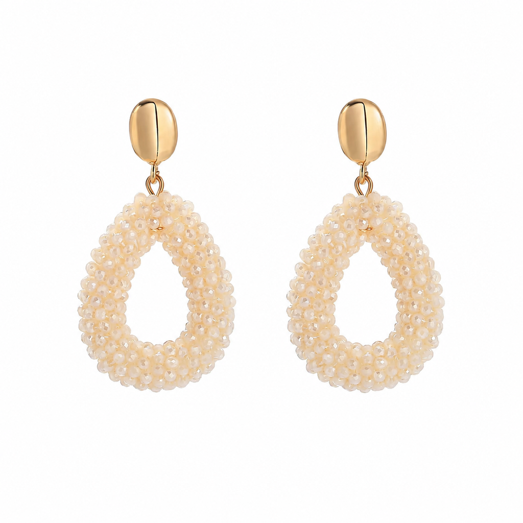Pearls - Drop Earrings - Noémie - Ivory