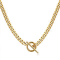Gliederkette Victoire - 18K vergoldete mit T-Verschluss