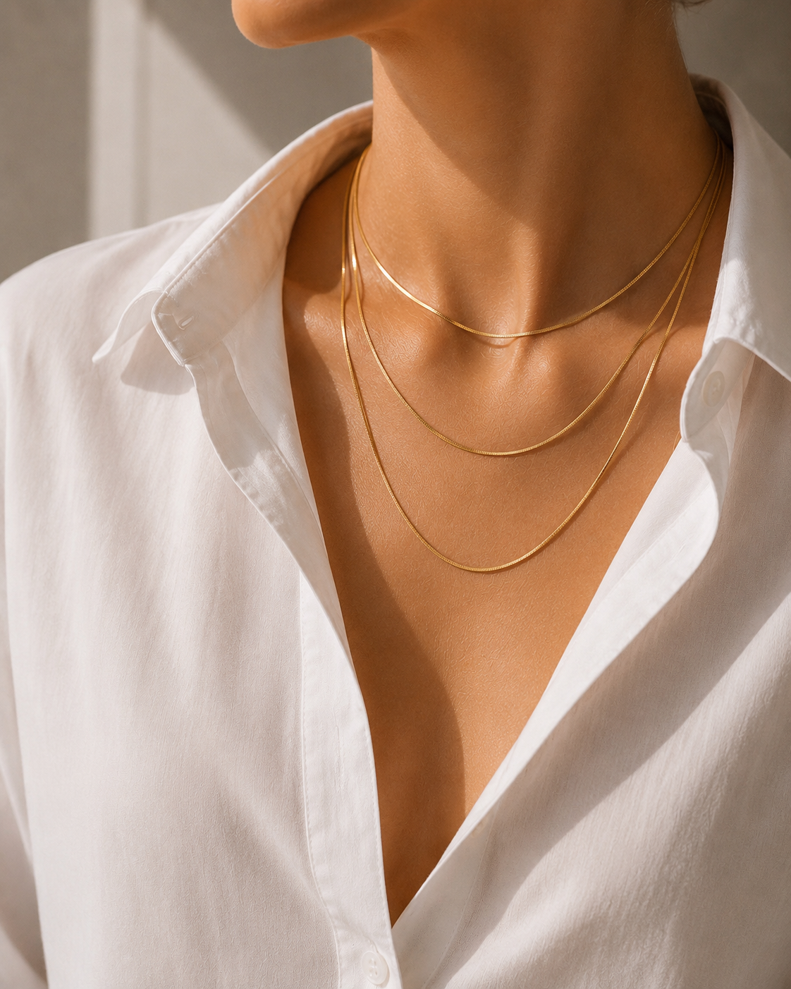 Layering Halskette Vivienne Gold