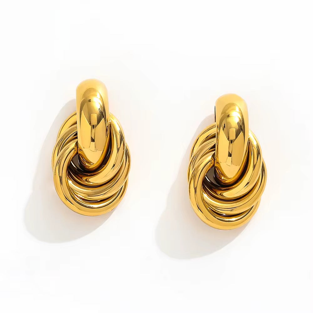 Knoten Ohrstecker Colétte Gold